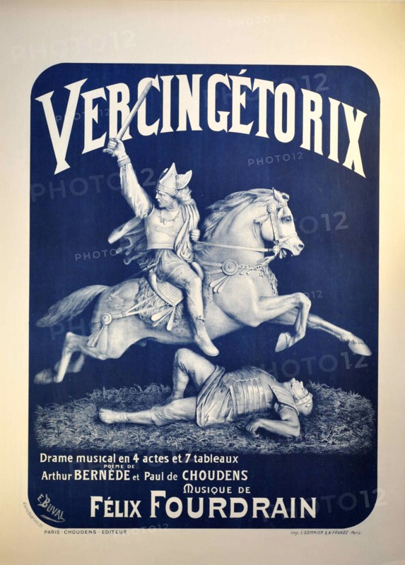Poster for the Opera Vercingétorix by Félix Fourdrain, 1912.