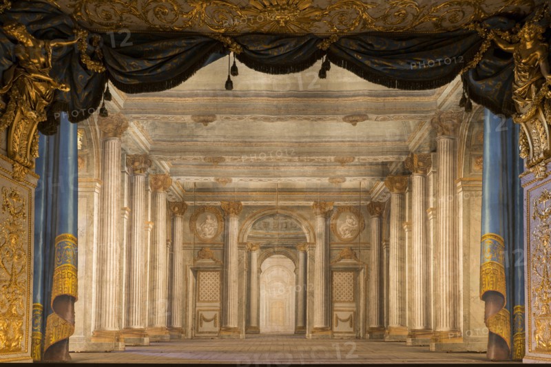 The Temple of Minerva. Set design for the Petit Théâtre de la Reine, Versailles, 1754.