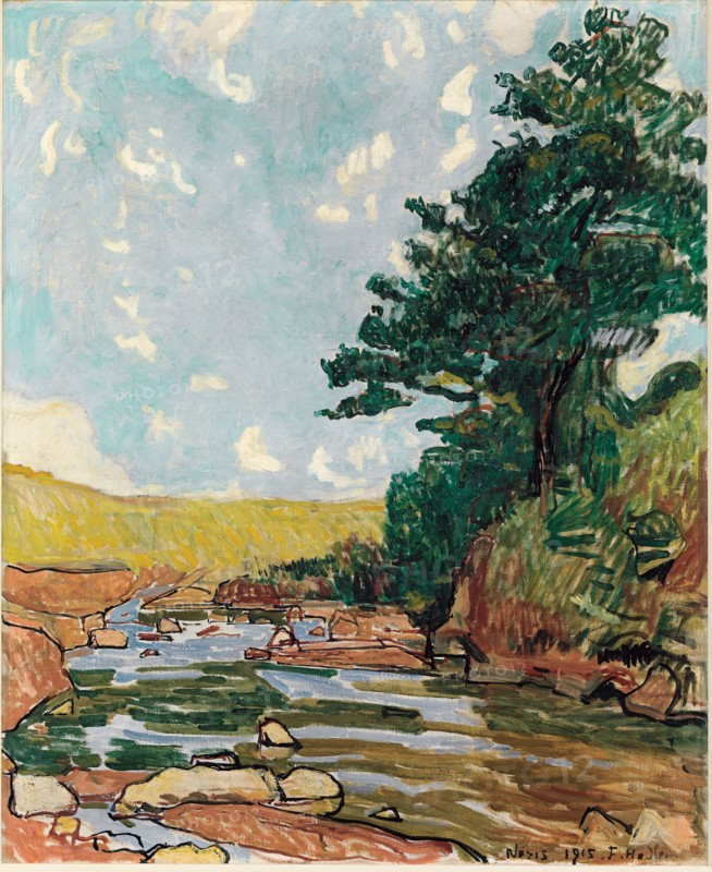 Landscape near Néris, 1915.
