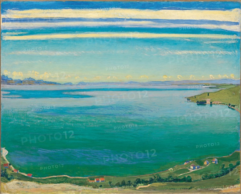Lake Geneva seen from Chexbres, 1904-1905.