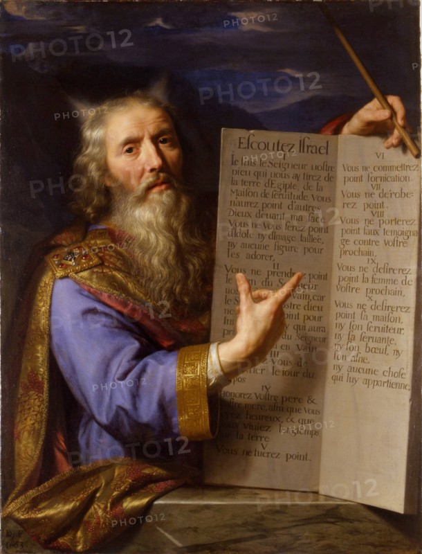 Moses with the Ten Commandments, c. 1650-1660.