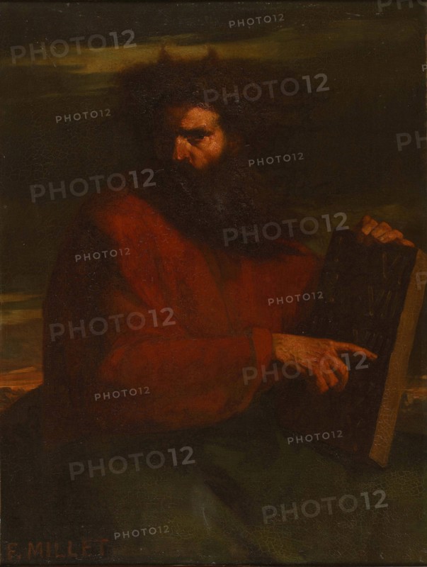 Moses with the Ten Commandments, 1841.