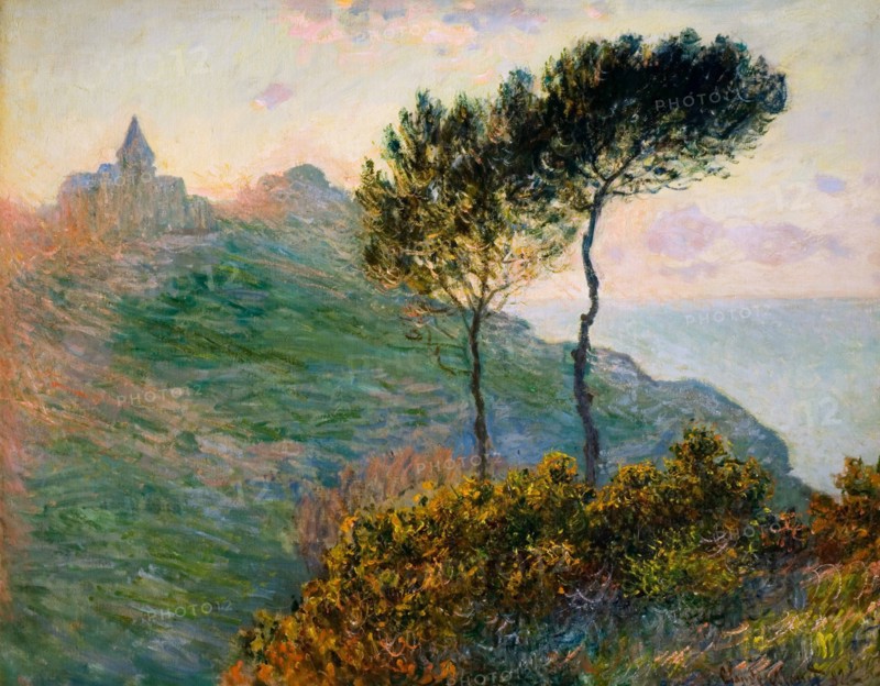 The Church at Varengeville, against the Sunlight, 1882.