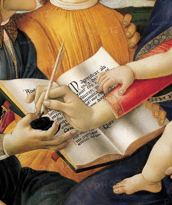Madonna of the Magnificat (Detail), 1483.