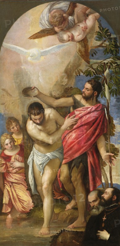 The Baptism of Christ, ca 1561.