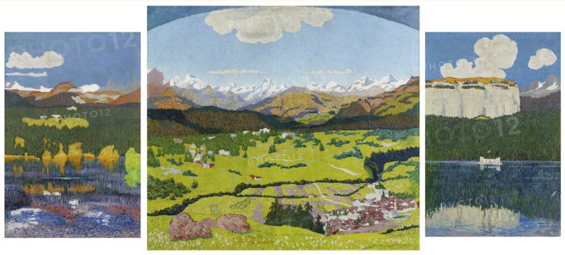 Panorama of Flims, 1904.