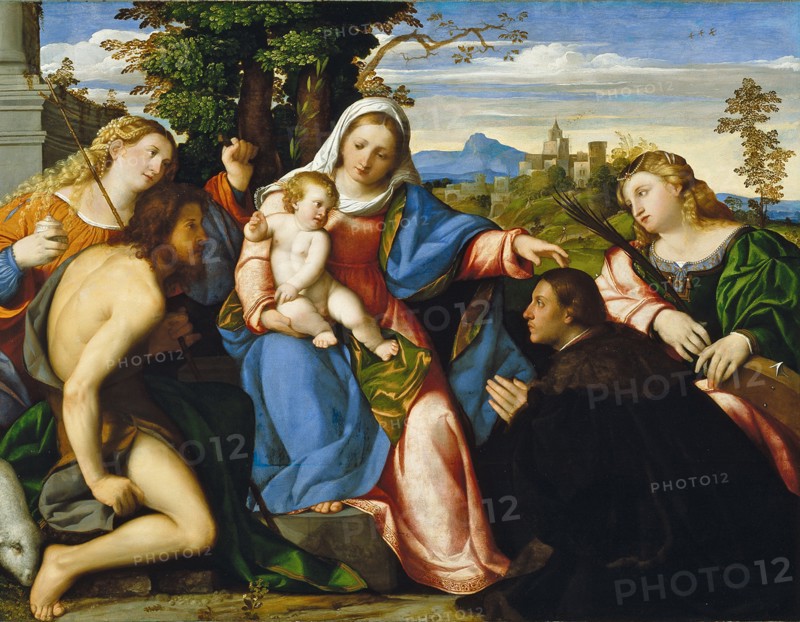 The Virgin and Child with Saints and a Donor, ca 1518-1520.