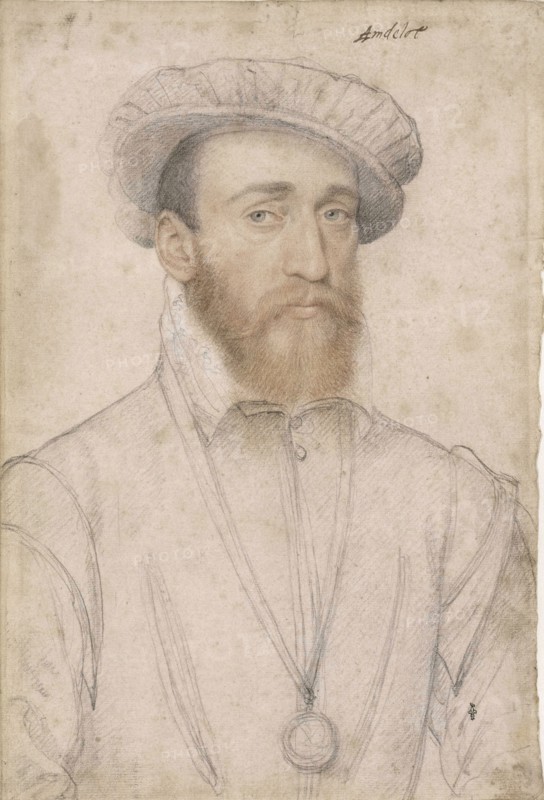 François de Coligny d'Andelot, ca 1555.