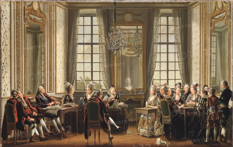 Conversation at Drottningholms Palace, 1779.