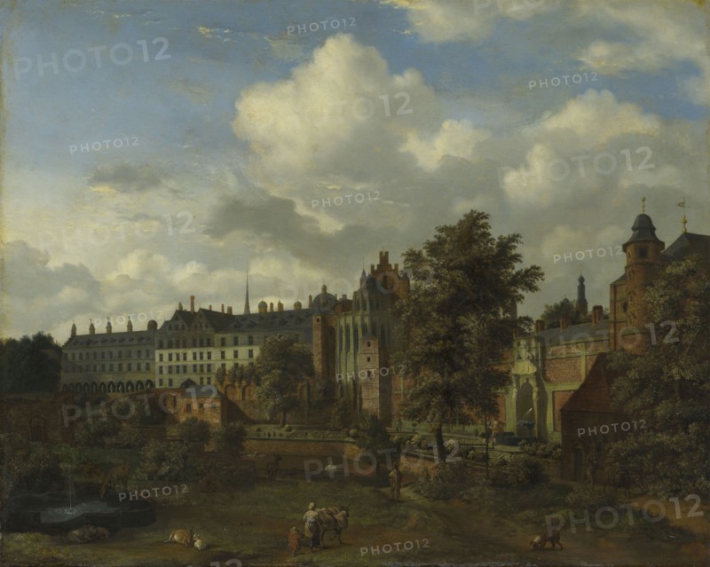 The old palace in Brussels, ca 1665.