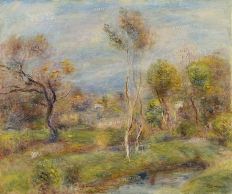 The Pond, Cagnes or Landscape at Cagnes-sur-Mer, 1905-1907.