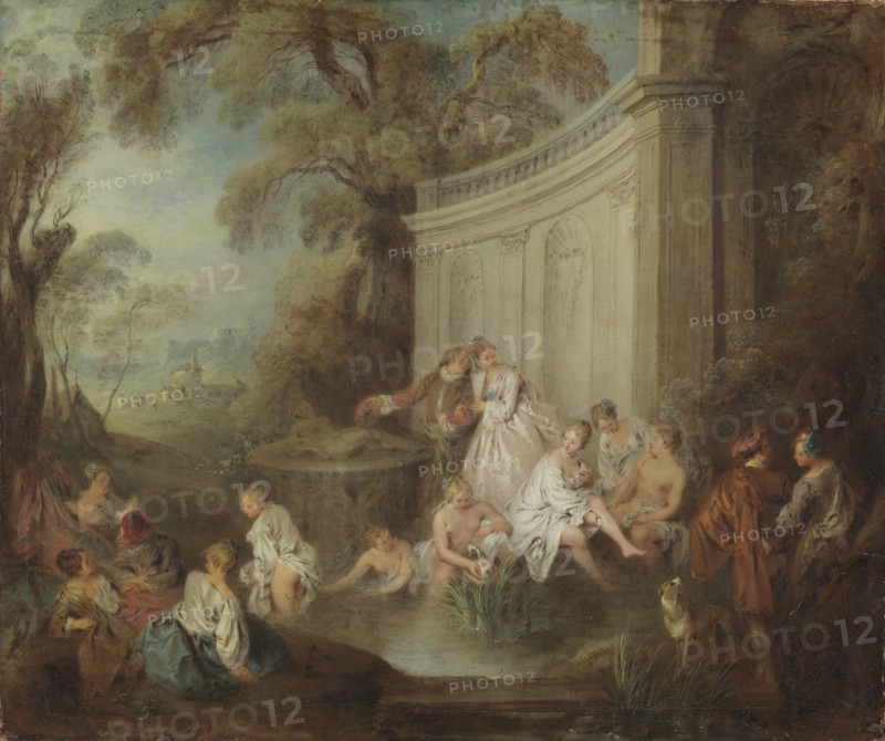 A Company Bather in a Park.