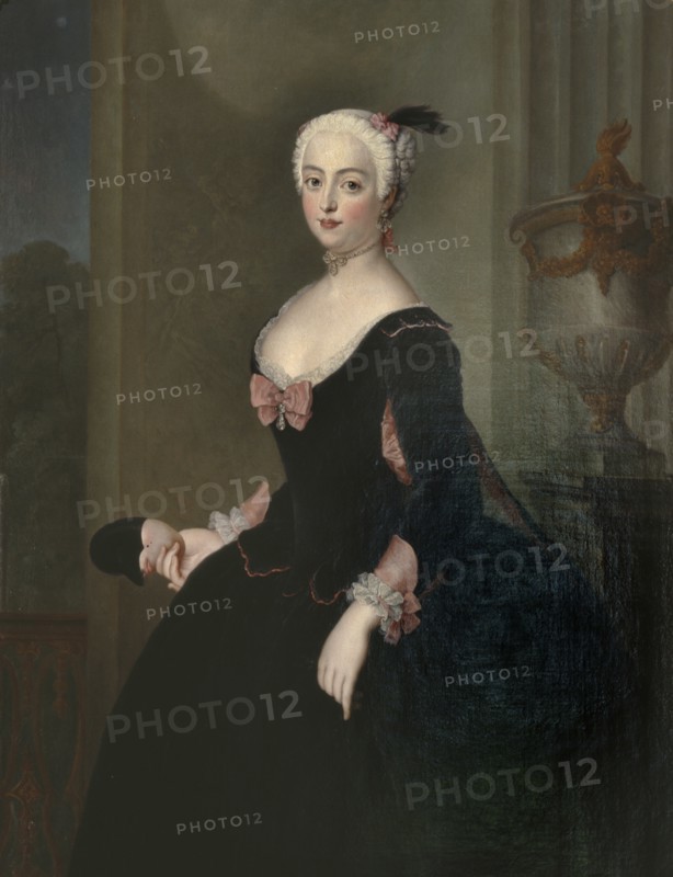 Portrait of Countess Anna Elisabeth von der Schulenburg (1720-1741), First half of the 18th cent.