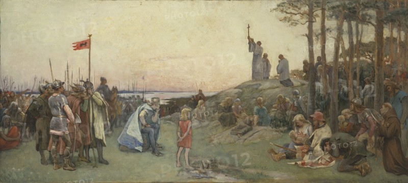 Ansgar Preaching Christianity, 1889.