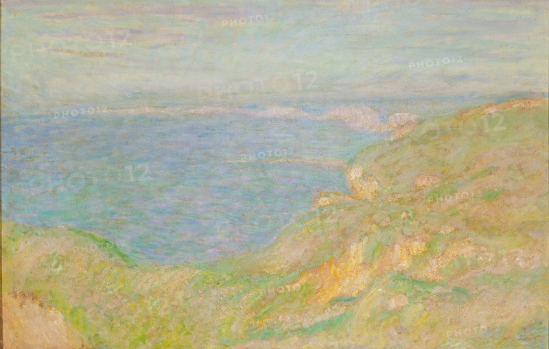 The Cliff at Fécamp, 1897.