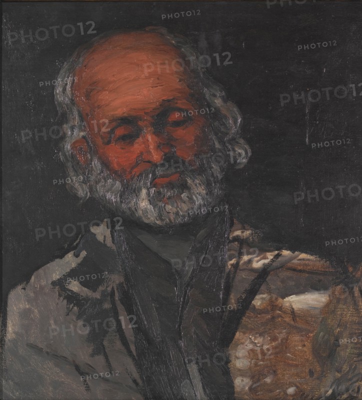 Head of an old man, ca 1866.
