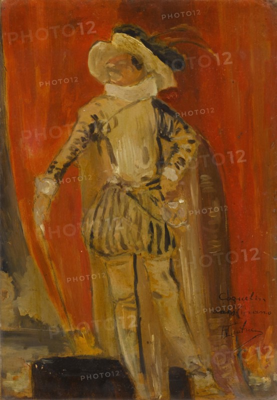 Constant Coquelin as Cyrano.