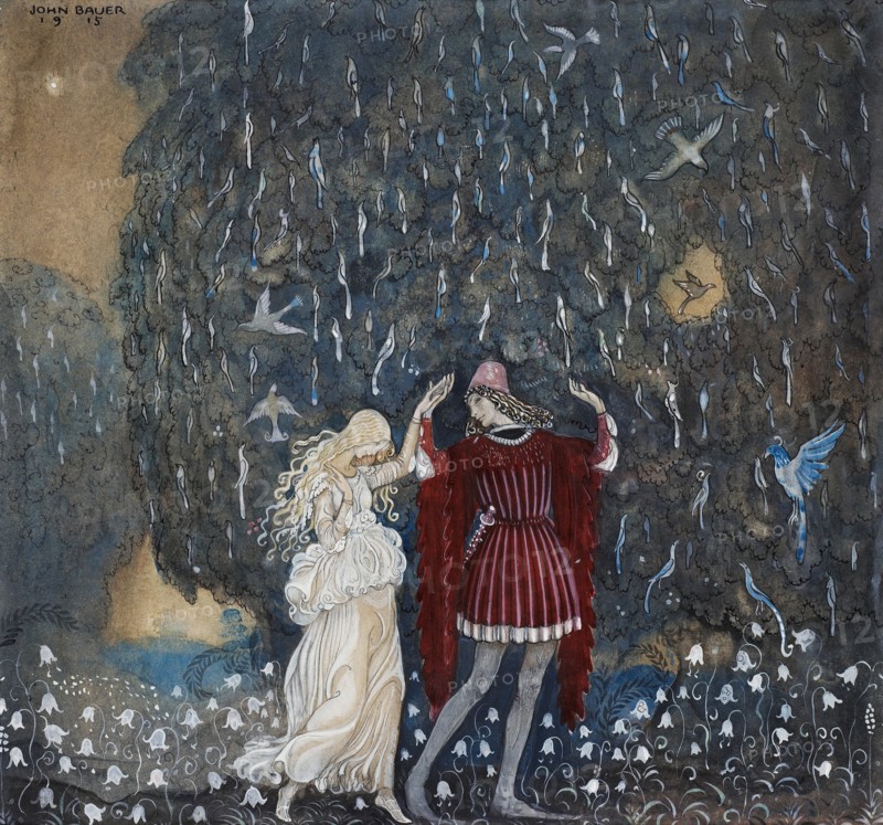Lena Dances with the Knight. Among Gnomes and Trolls, 1915.