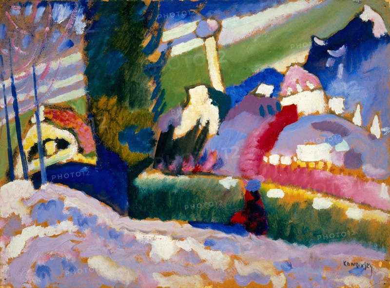 Winter Landscape with Church, 1910-1911.