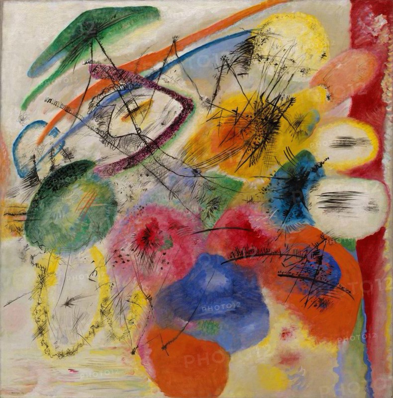 Black Lines (Schwarze Linien), 1913.