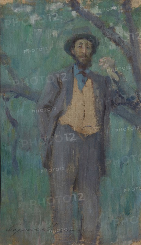 Portrait of the artist Isaac Levitan (1861-1900), 1895.