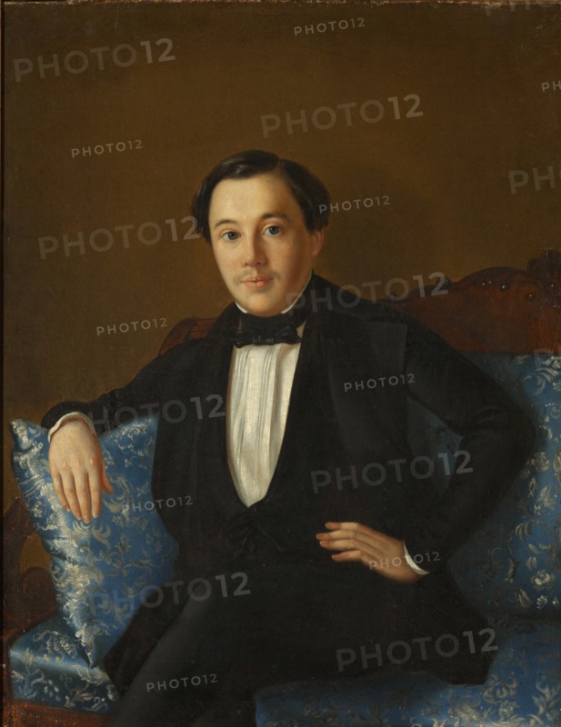 Portrait of Alexander Ageevich Abaza (1821-1895), End 1840s.