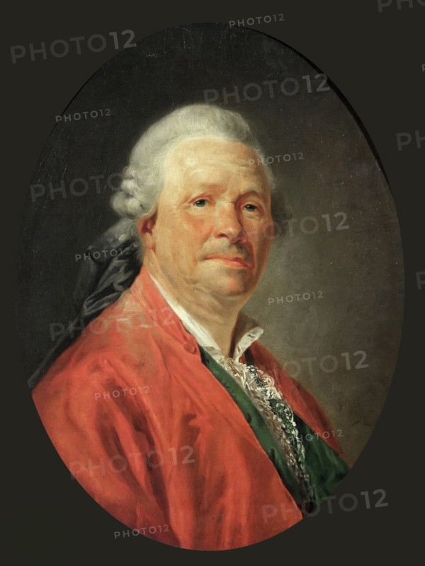 Portrait of the composer Christoph Willibald Ritter von Gluck (1714-1787), 1777.