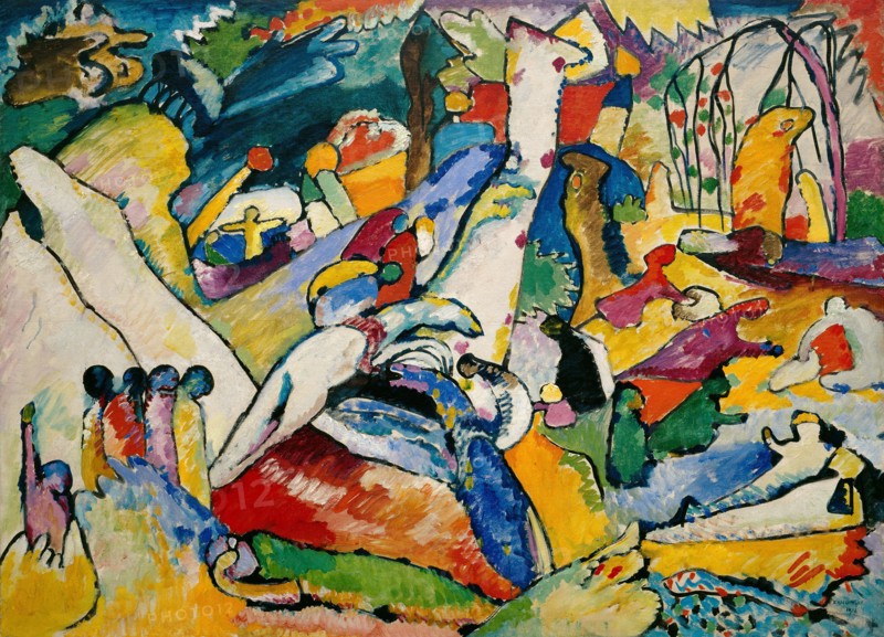 Sketch for ?Composition II?, 1909-1910.