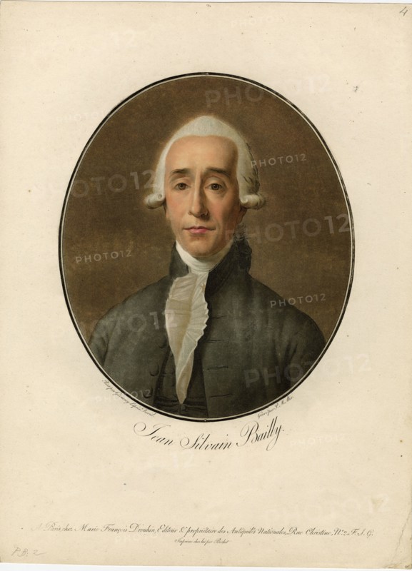 Portrait of Jean Sylvain Bailly (1736-1793), 1795.