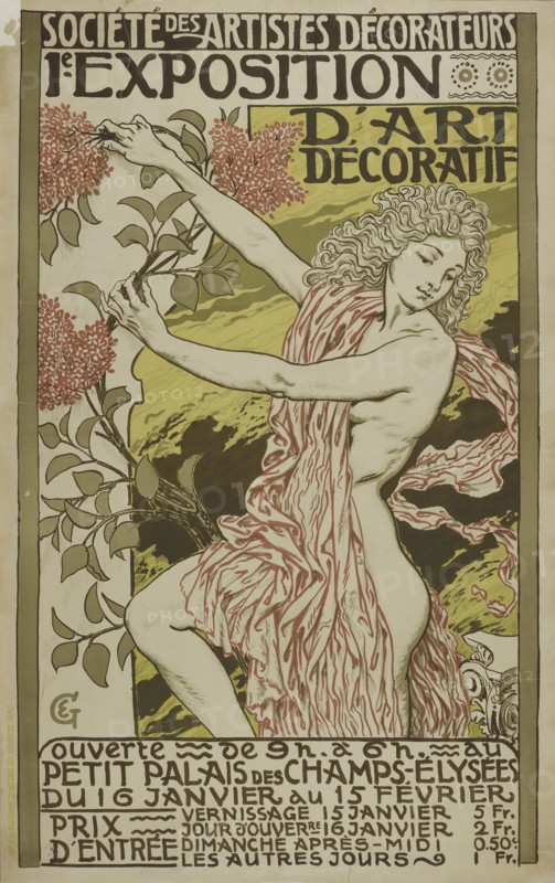 Première exposition d'art décoratif au Petit Palais, 1901.