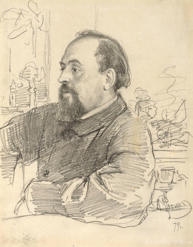 Portrait of Savva Ivanovich Mamontov (1841-1918), 1879.