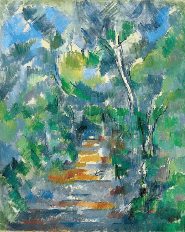 Forest Scene (Path from Mas Jolie to Château noir), 1900-1902.