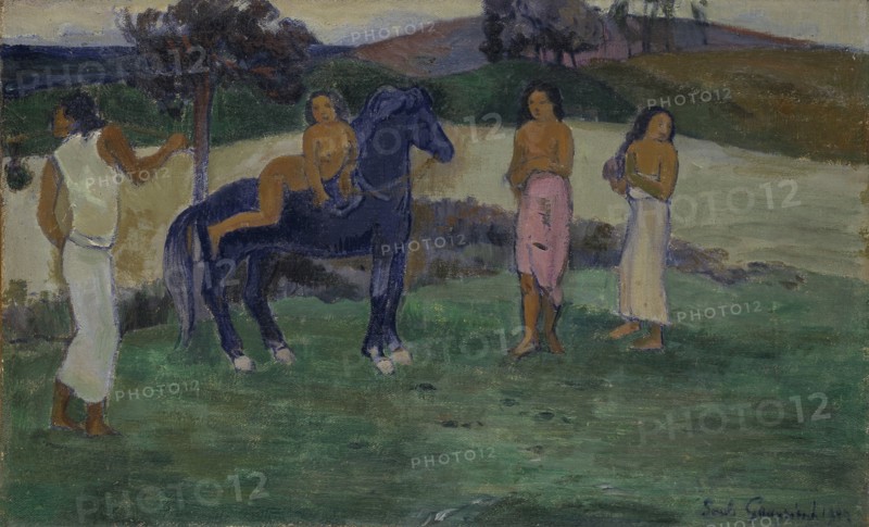 Composition with Figures and a Horse, 1902.