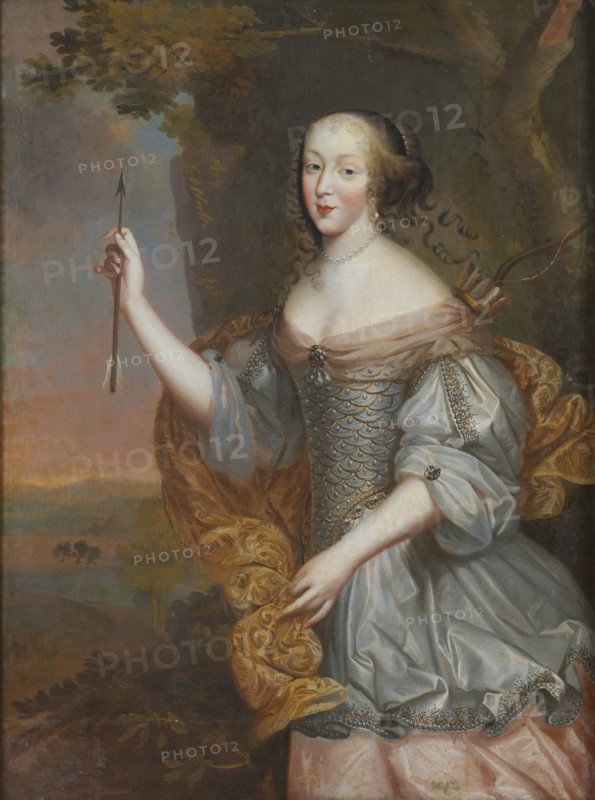 Portrait of Élisabeth Marguerite d'Orléans (1646-1696), Duchess of Alençon and Angoulême.