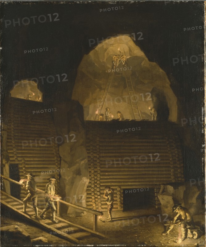 Falun Copper Mine, ca 1784.