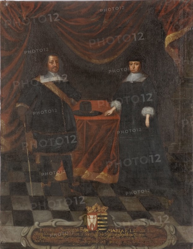 Duke Frederick III of Holstein-Gottorp (1597-1659) und Duchess Marie Elisabeth (1610-1684).