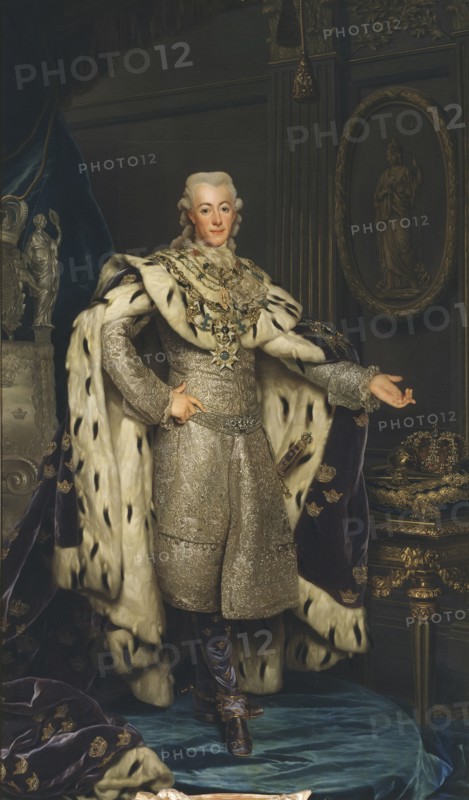 Portrait of King Gustav III of Sweden (1746-1792), 1777.