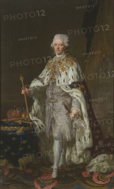 Portrait of King Gustav III of Sweden (1746-1792).