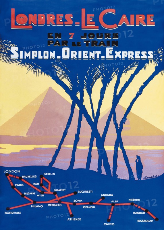 Simplon-Orient-Express, Londres-le Caire, c. 1930.