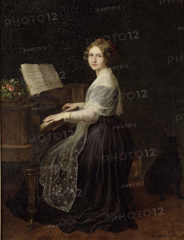Portrait of the Soprano Jenny Lind (1820-1887), 1845.