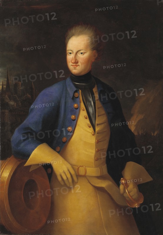 Portrait of the King Charles XII of Sweden (1682-1718), 1715.