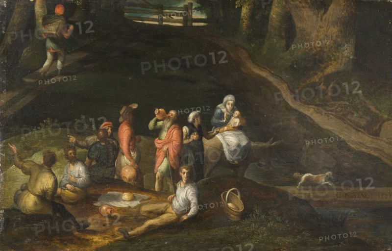 Landscape with the Holy Family, 1573.