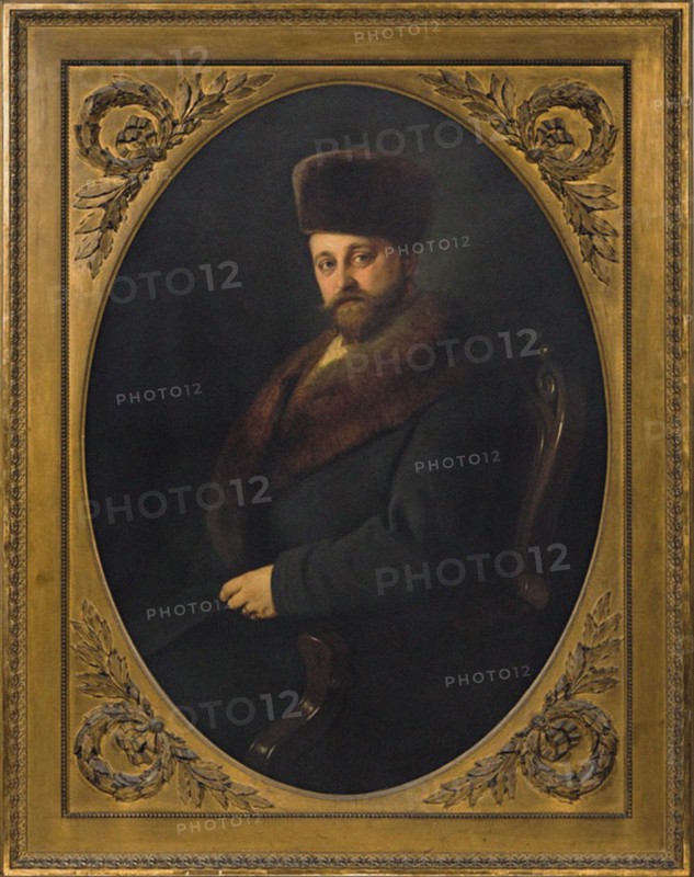 Portrait of the General Pavel Petrovich Ushakov (1819-1873), 1866.