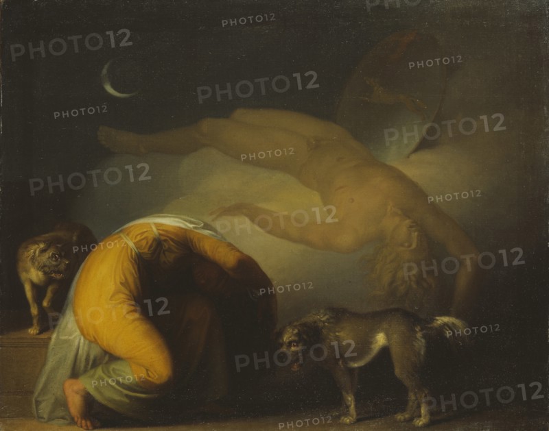 The Spirit of Culmin Appears to his Mother. From the Songs of Ossian, ca 1794.