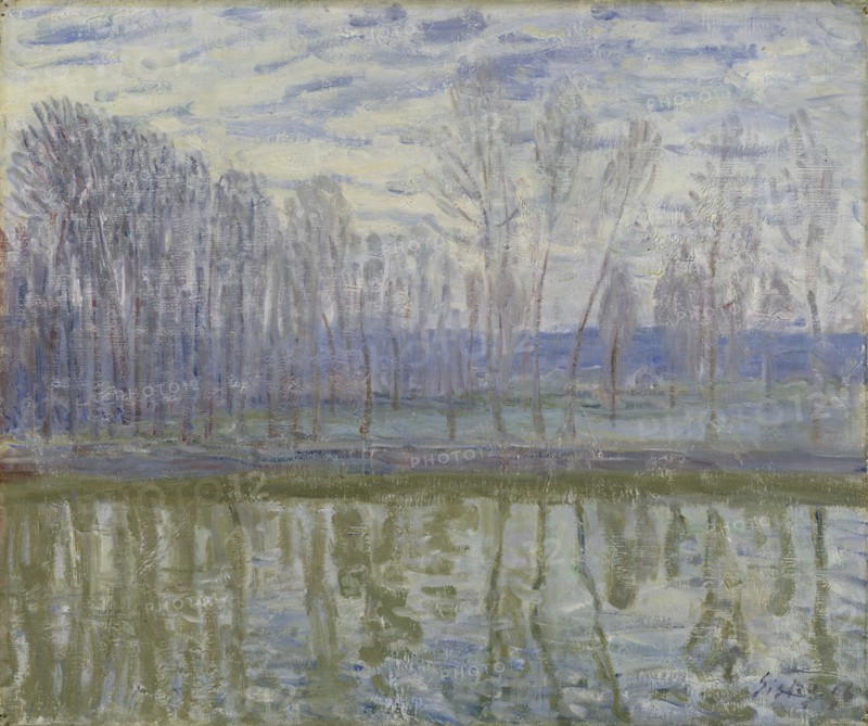 On the Shores of Loing, 1896.