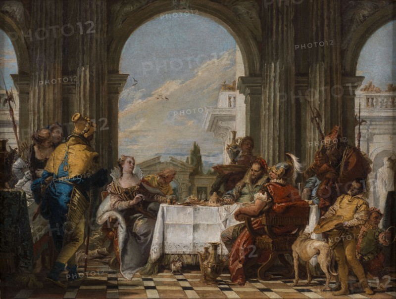Cleopatra's feast, ca 1742.