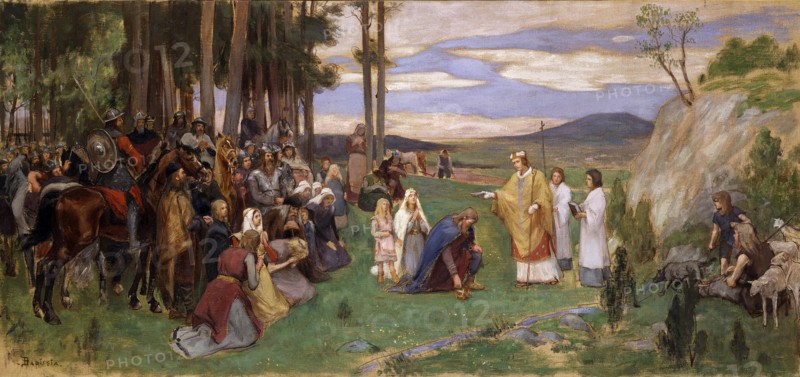 Ansgar Preaching Christianity.