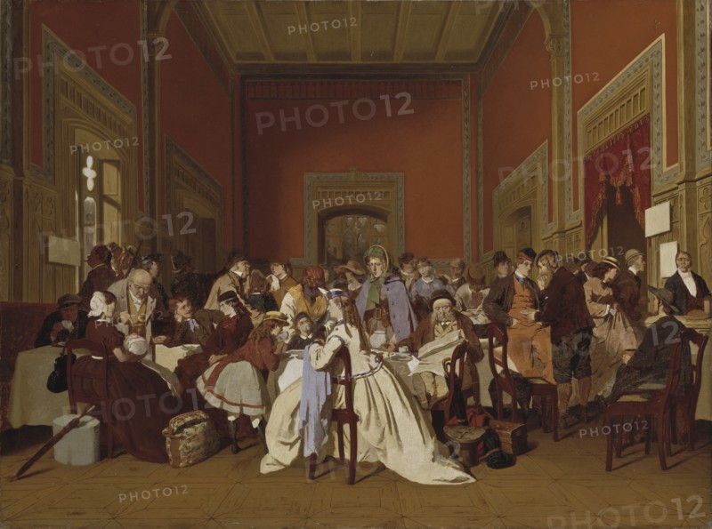 Second Class Waiting Room, 1865.