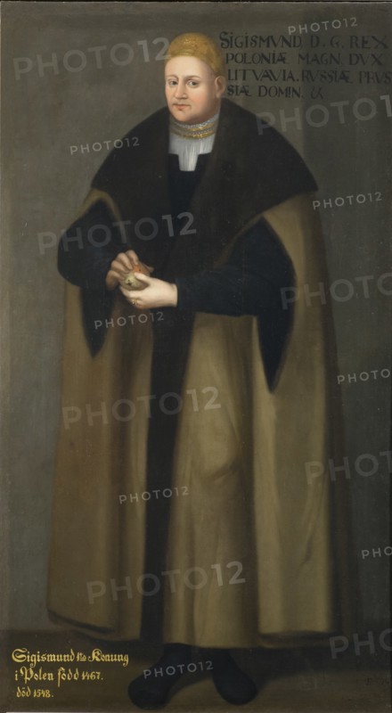Portrait of Sigismund I of Poland (1467-1548), 1667.