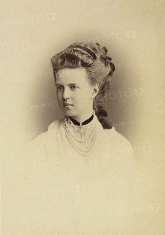 Portrait of Grand Duchess Maria Alexandrovna of Russia (1853-1920), Duchess of Saxe-Coburg and Gotha